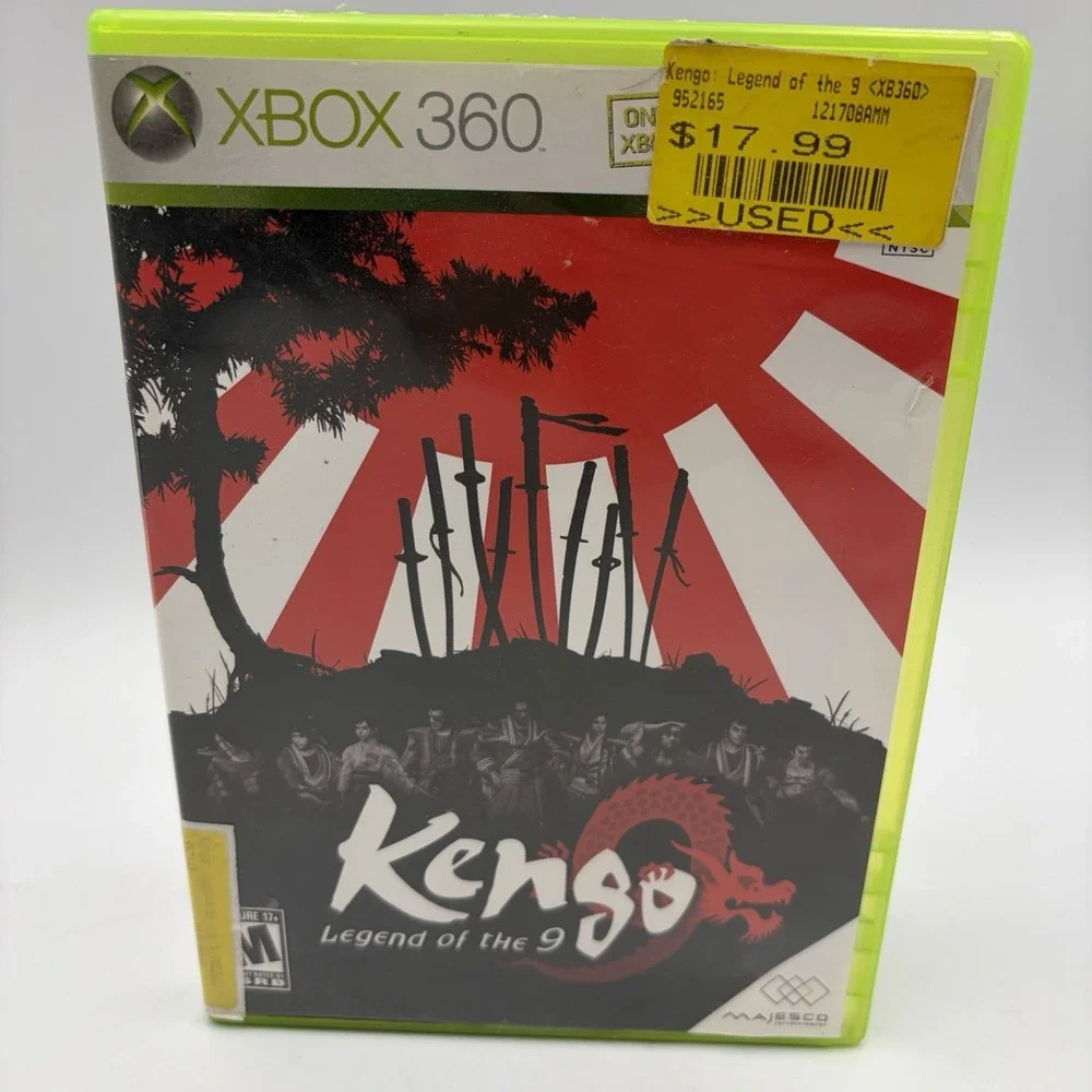 Kengo: Legend of the 9 (Microsoft Xbox 360, 2007) Complete CIB